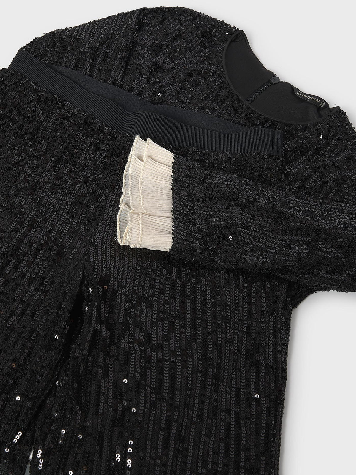 Conj. calça lantejoulas Preto (Preto)  para Menina - Mayoral
