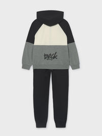 Fato treino back print Preto (Preto)  para Menino - Mayoral
