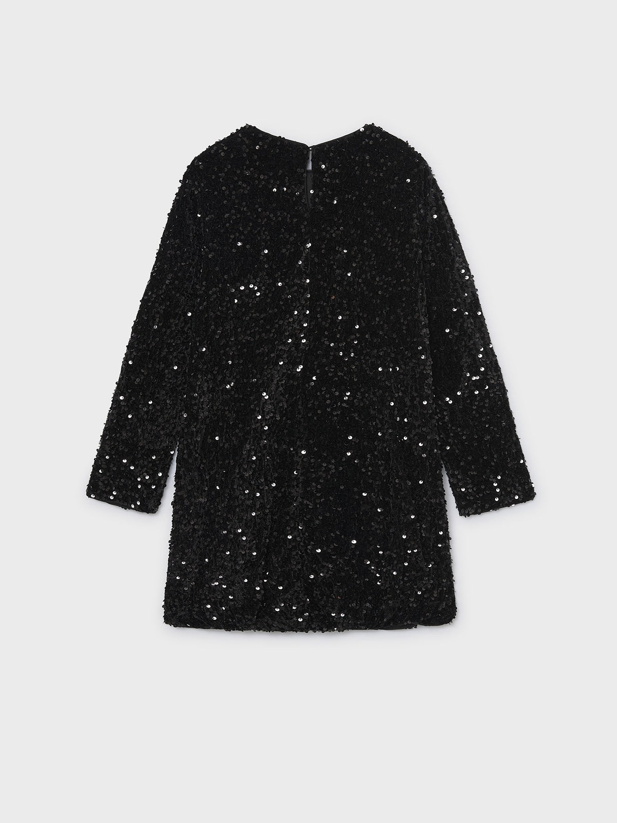 Vestido veludo lantejoulas Preto (Preto)  para Menina - Mayoral