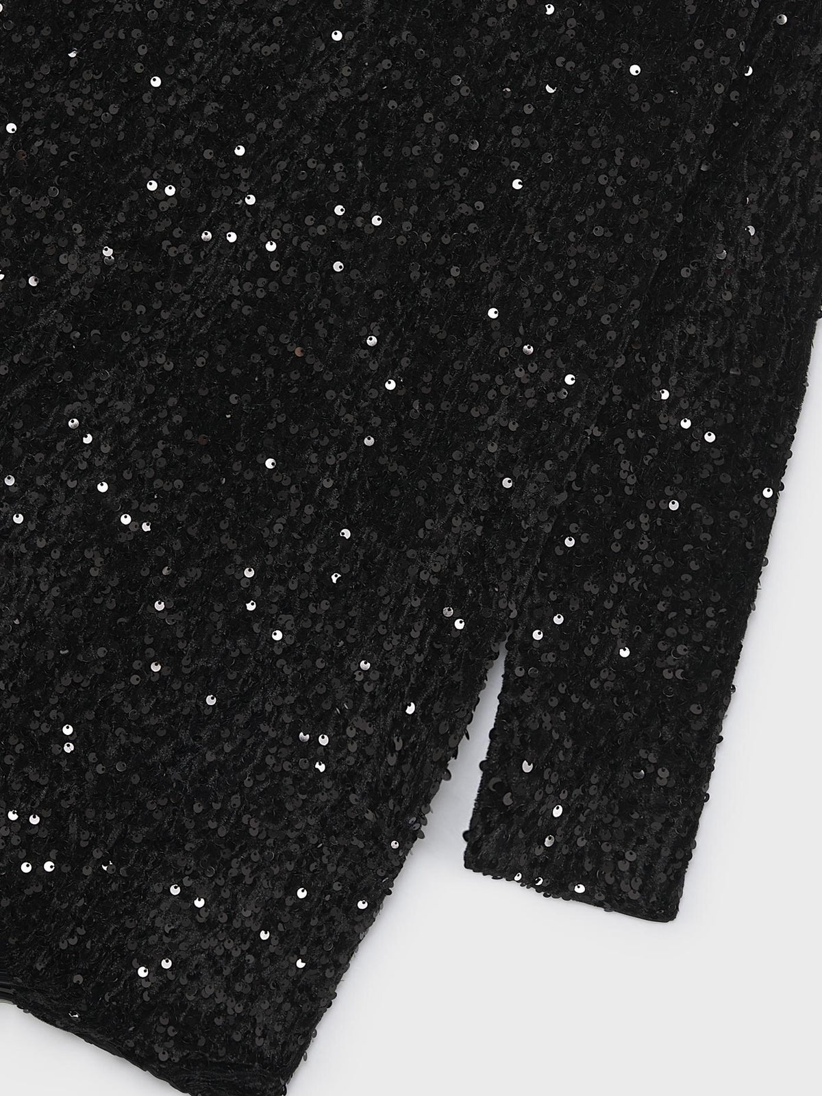 Vestido veludo lantejoulas Preto (Preto)  para Menina - Mayoral