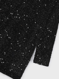 Vestido veludo lantejoulas Preto (Preto)  para Menina - Mayoral