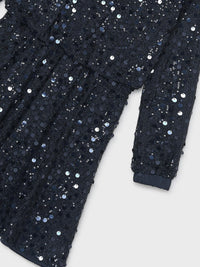 Vestido lantejoulas Azul escur (Marinho)  para Menina - Mayoral