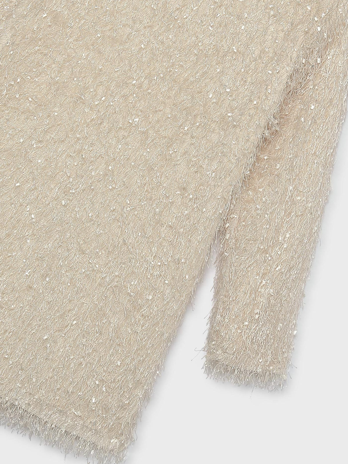 Vestido flecos Aveia (Bege)  para Menina - Mayoral