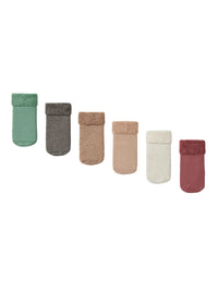 Conjunto de 6 meias Multicolor (Creme / Pérola)  para Bebé Menino - Mayoral