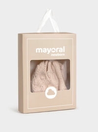 Conj.gorro e luvas Areia vig (Bege)  para Bebé Menina - Mayoral