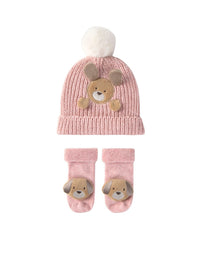 Conjunto de gorro e meias Rosa baby (Rosa Bébé)  para Bebé Menino - Mayoral