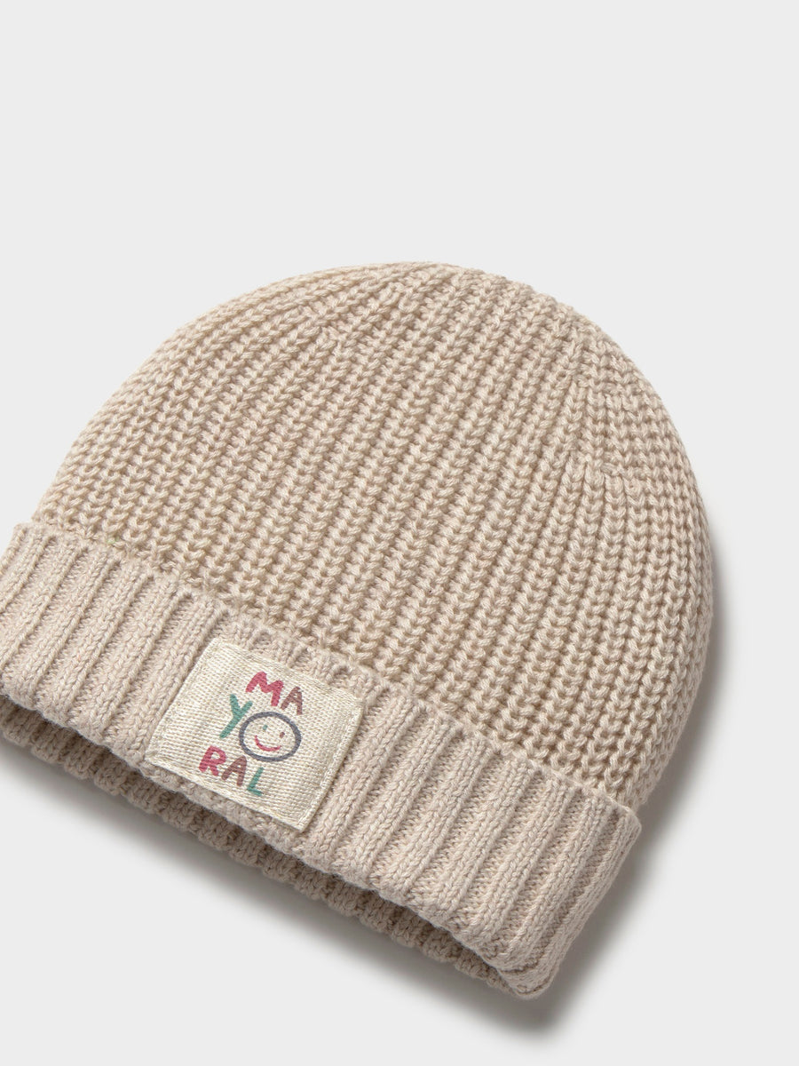Gorro Tricot Rocha vig (Bege)  para Bebé Menino - Mayoral