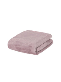 Manta com pompons Rosa malva (Lilás)  para Bebé Menina - Mayoral
