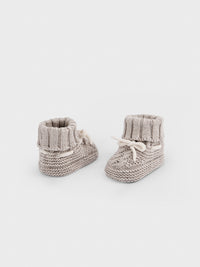 Carapins tricot Moca vig (Castanho Claro)  para Bebé Menino - Mayoral