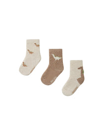 Set meias estampadas Trufa vig (Castanho Claro)  para Bebé Menino - Mayoral