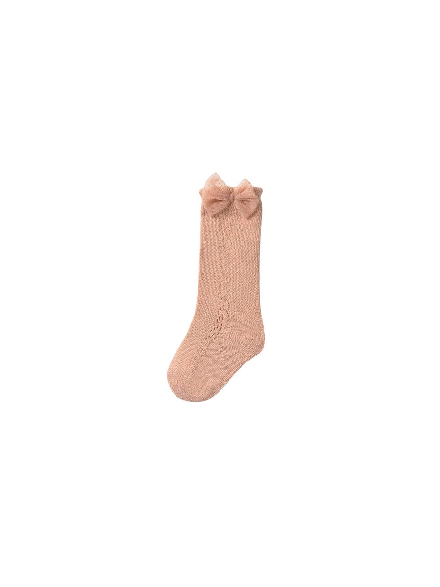 Meia alta Petisui (Rosa Bébé)  para Bebé Menina - Mayoral