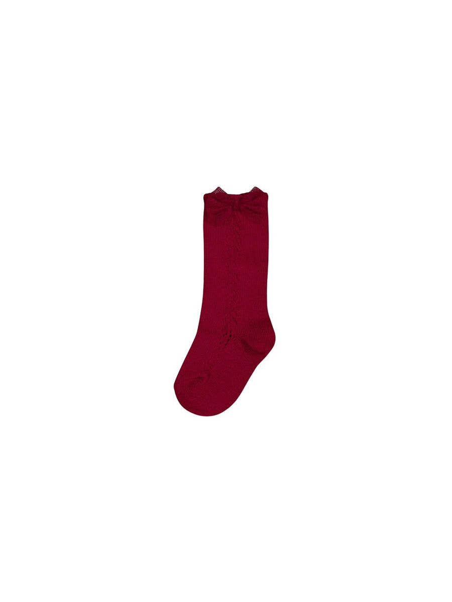 Meia alta Vermelho (Vermelho)  para Bebé Menina - Mayoral
