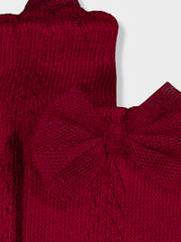 Meia alta Vermelho (Vermelho)  para Bebé Menina - Mayoral