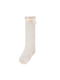 Meias Milk vig (Creme / Pérola)  para Menina - Mayoral