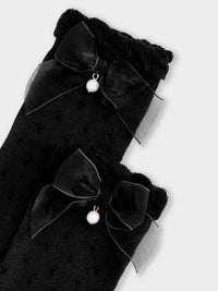 Meias Preto (Preto)  para Menina - Mayoral