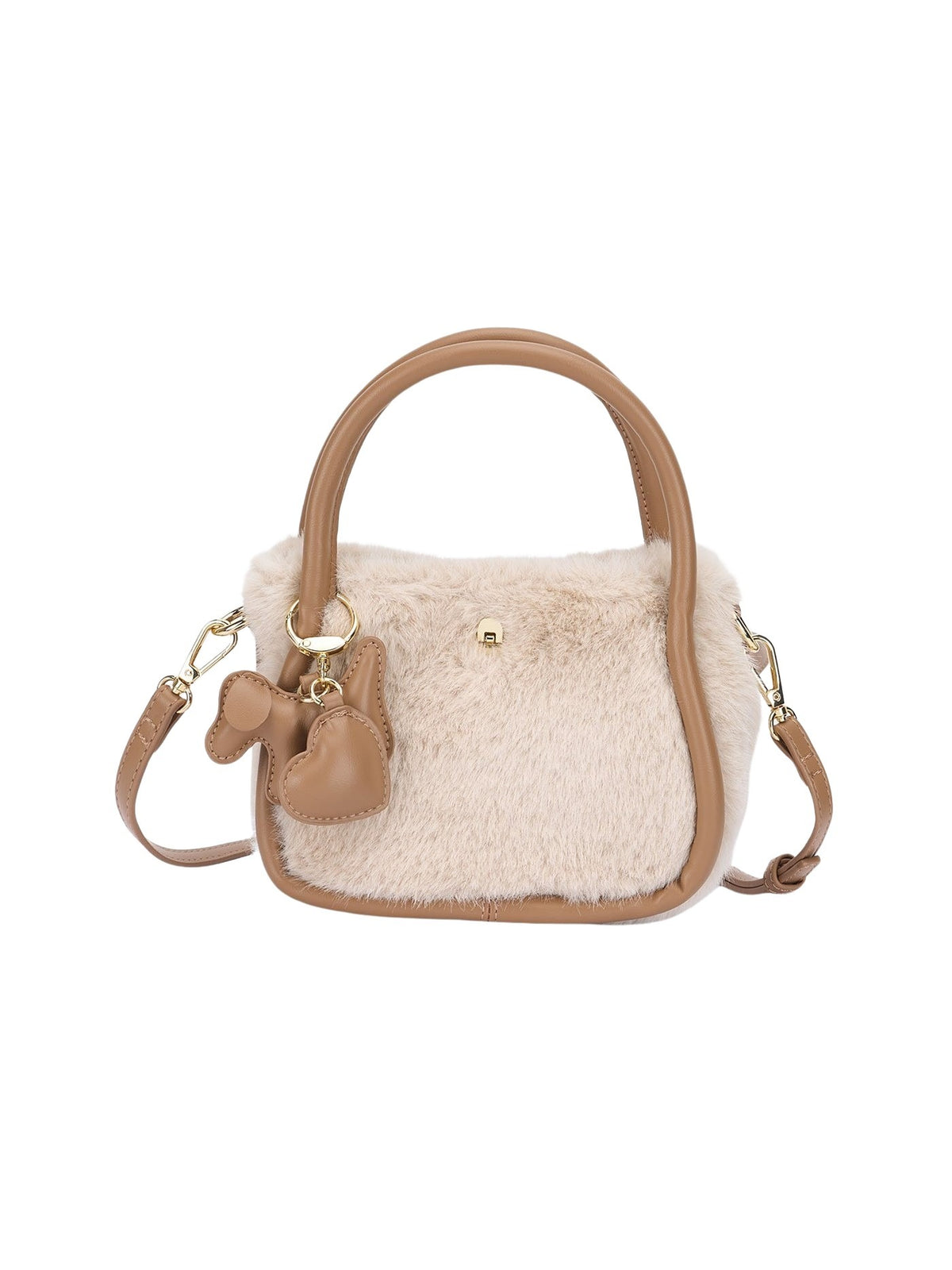Bolsa pelo charms Tofu (Bege)  para Menina - Mayoral