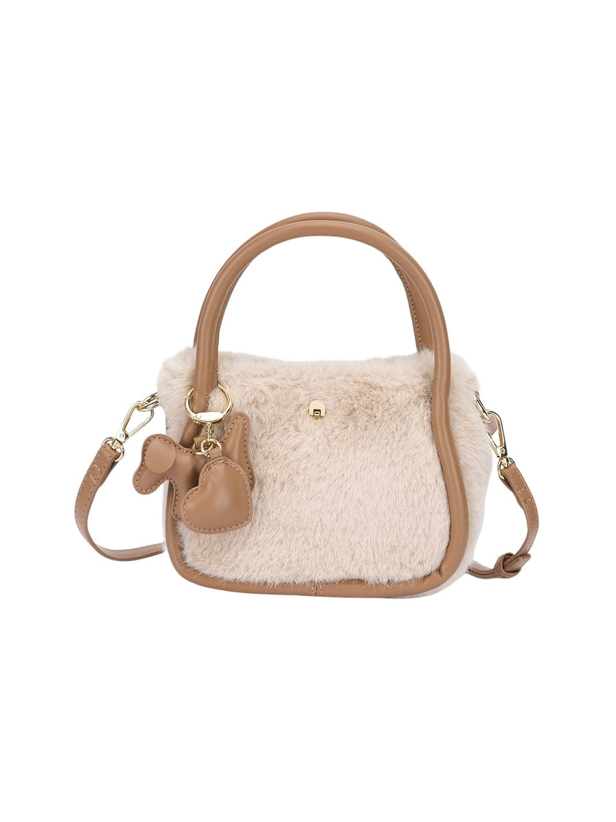 Bolsa pelo charms Tofu (Bege)  para Menina - Mayoral