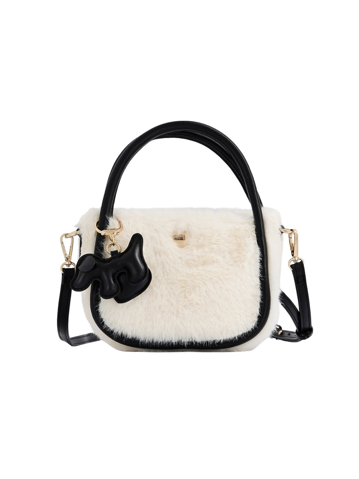 Bolsa pelo charms Soja-preto (Creme / Pérola)  para Menina - Mayoral