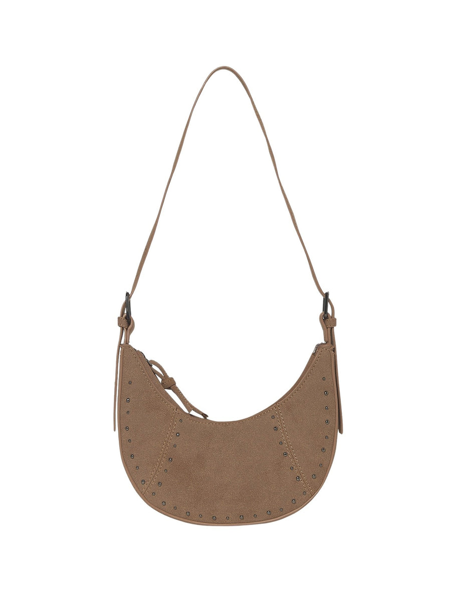 Bolsa suede meia lua Caramelo (Castanho Claro)  para Menina - Mayoral