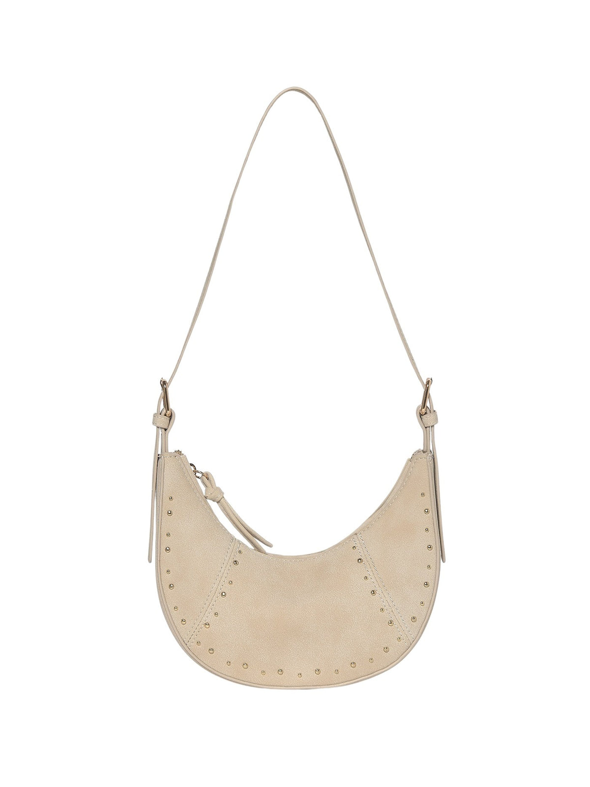 Bolsa suede meia lua Areia (Bege)  para Menina - Mayoral