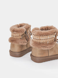 Bota australiana forro pelo Castanho (Castanho)  para Bebé Menina - Mayoral