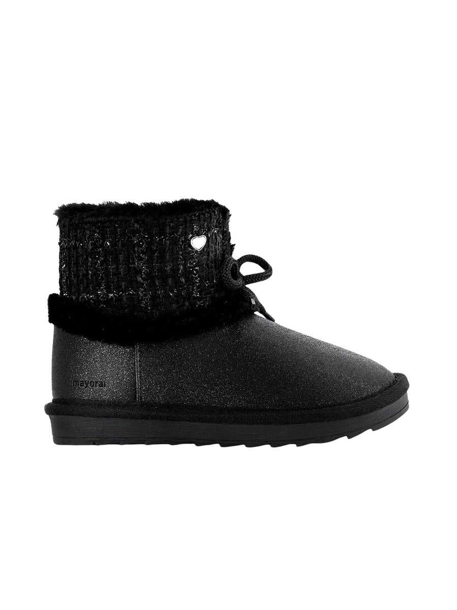 Bota australiana forro pelo Preto (Preto)  para Menina - Mayoral