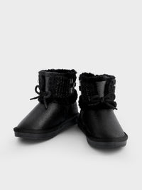 Bota australiana forro pelo Preto (Preto)  para Menina - Mayoral