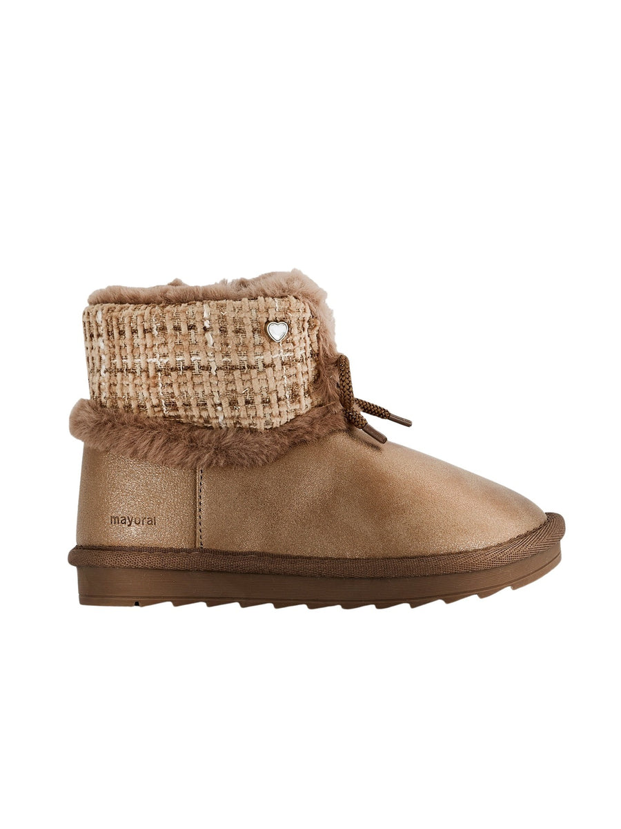 Bota australiana forro pelo Castanho (Castanho)  para Menina - Mayoral