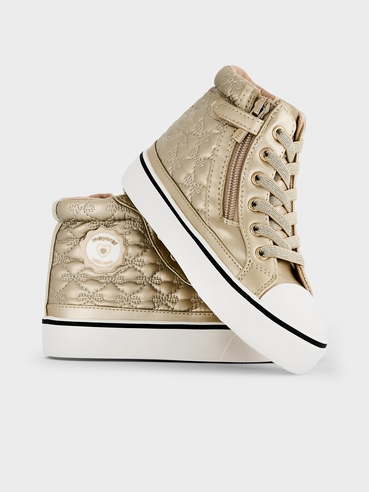 Botim acolchoado Ouro (Dourado)  para Menina - Mayoral