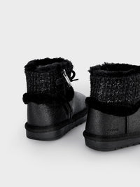 Bota australiana forro pelo Preto (Preto)  para Menina - Mayoral