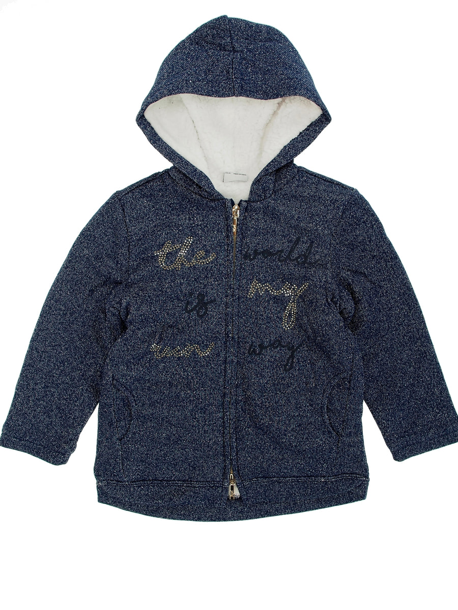 Casaco comp. forrado Azul navy (Marinho)  para Menina - Mayoral