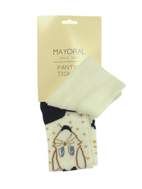 Meia calça jacquard gatinha Marinho (Marinho)  para Bebé Menina - Mayoral