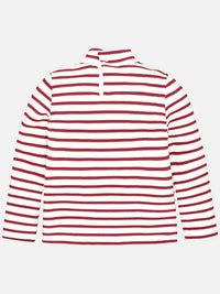 Camisola riscas lurex Framboesa  (Vermelho Escuro)  para Menina - Mayoral