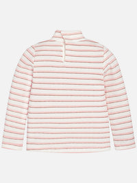Camisola riscas lurex Salmão     (Salmão)  para Menina - Mayoral