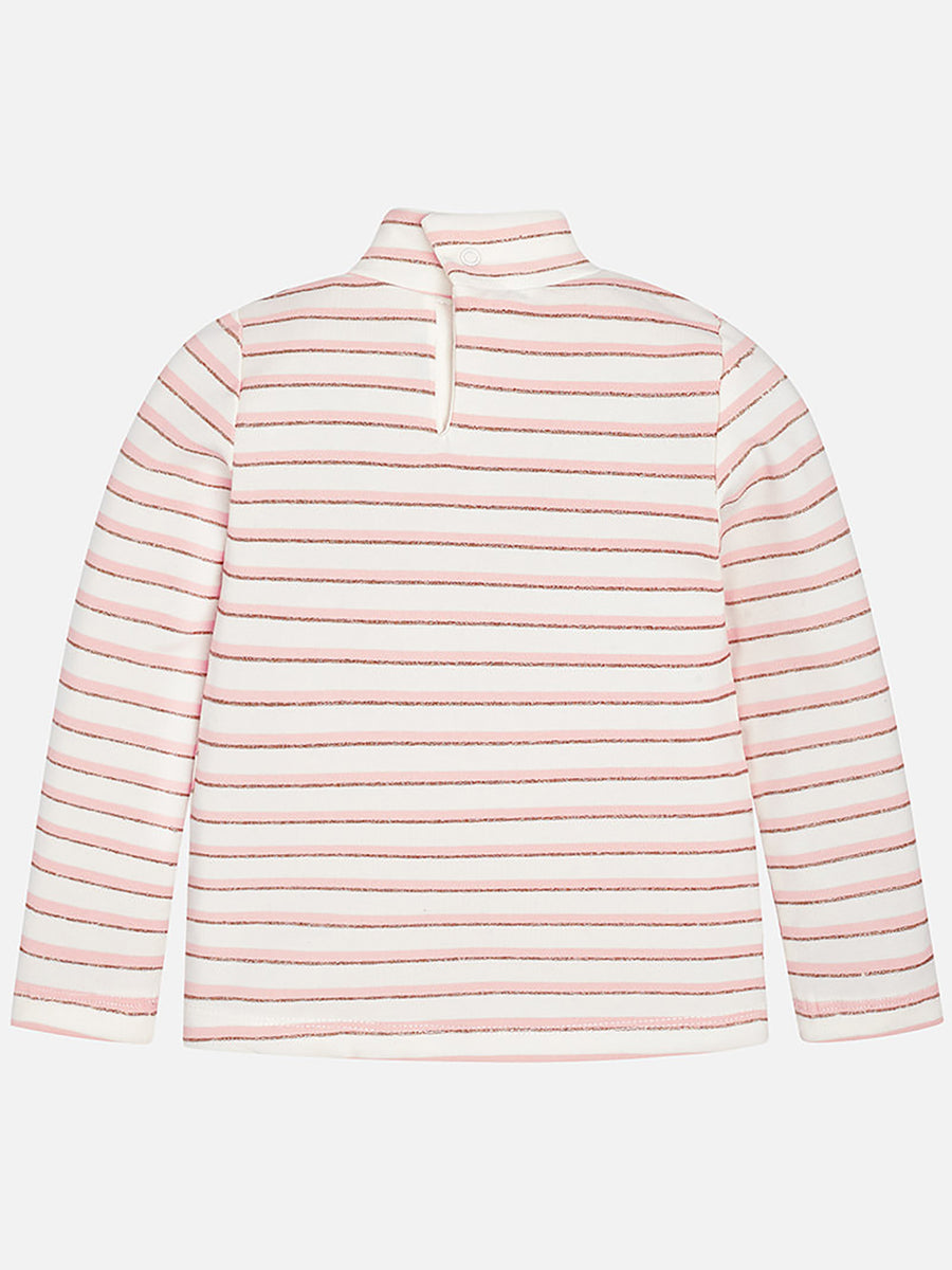 Camisola riscas lurex Salmão     (Salmão)  para Menina - Mayoral