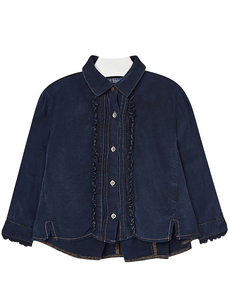 Blusa ganga Escuro     (Marinho)  para Menina - Mayoral