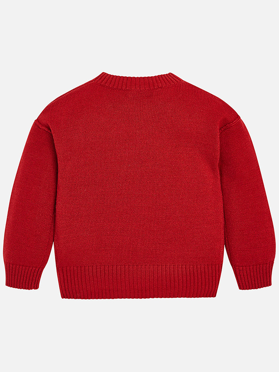Jersey intarsia Vermelho   (Vermelho)  para Menina - Mayoral
