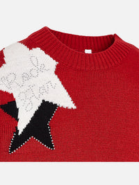 Jersey intarsia Vermelho   (Vermelho)  para Menina - Mayoral