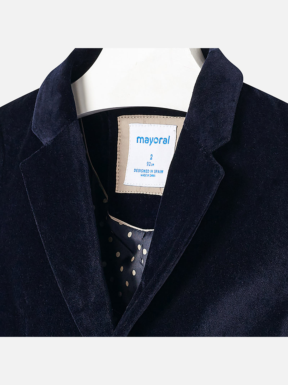 Blazer veludo Marinho    (Marinho)  para Menina - Mayoral