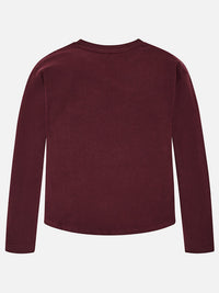 Camisola menina letras Sangria    (Bordeaux)  para Menina - Mayoral
