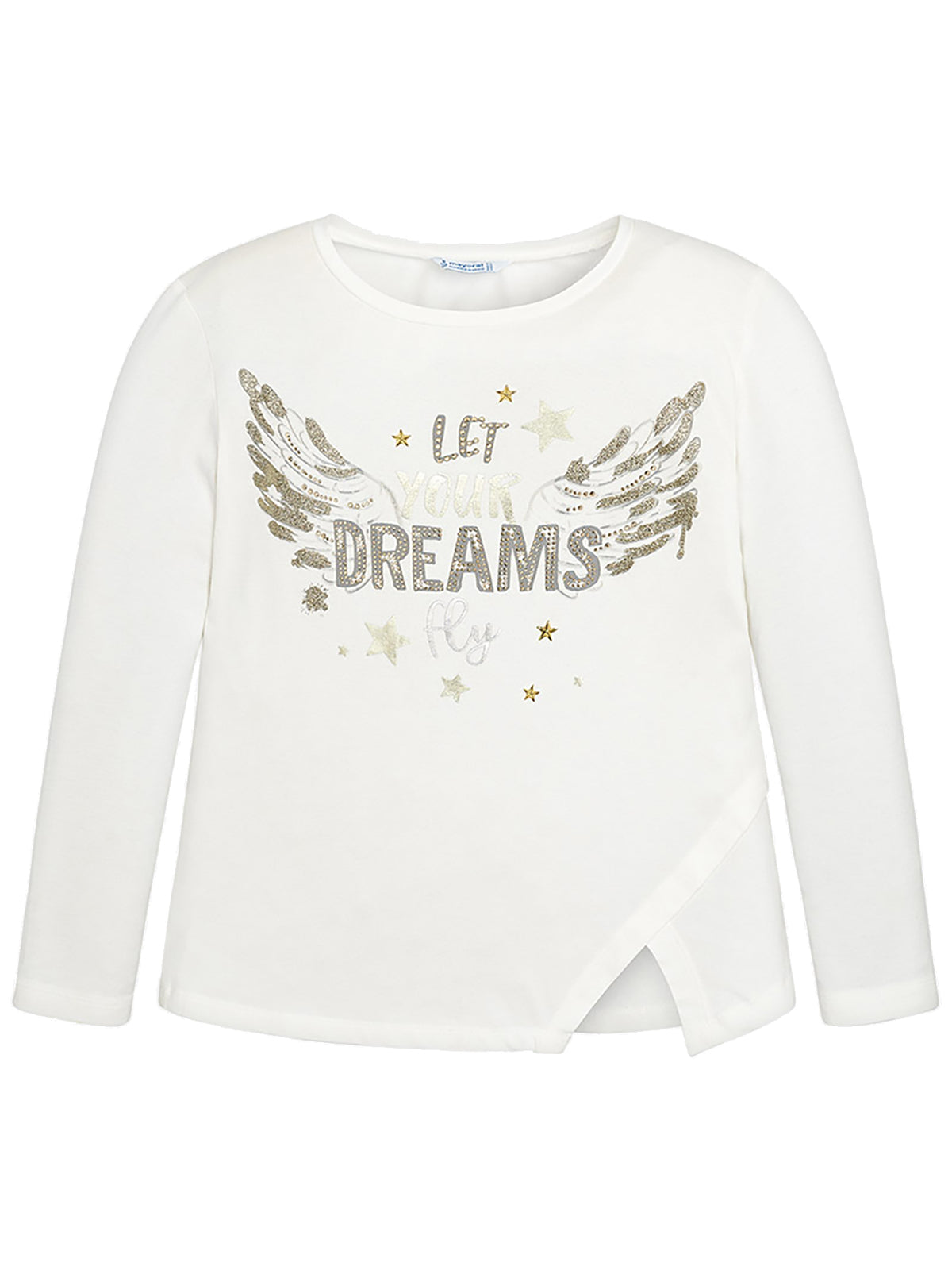 Camisola "alas" Crú        (Creme / Pérola)  para Menina - Mayoral
