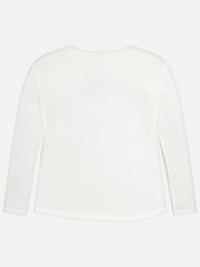 Camisola "alas" Crú        (Creme / Pérola)  para Menina - Mayoral