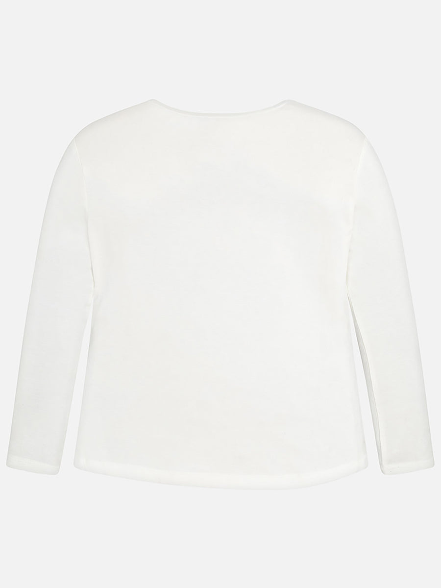 Camisola "alas" Crú        (Creme / Pérola)  para Menina - Mayoral