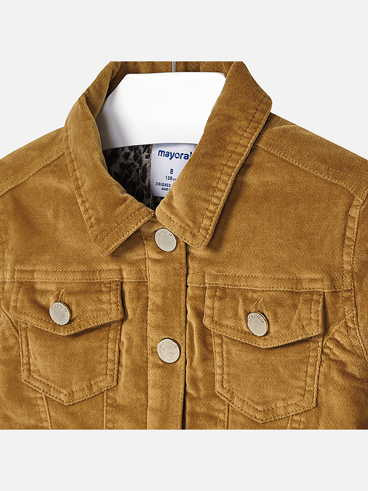 Blusão terciopelo Mostarda   (Amarelo Ocre)  para Menina - Mayoral