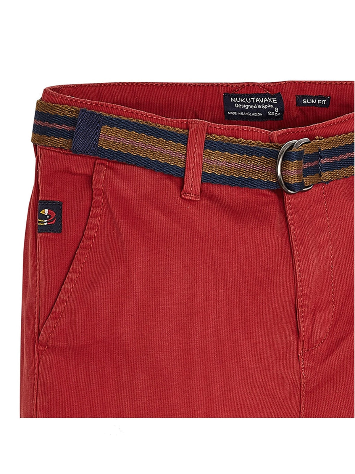 Calça piquê cinto Tinto      (Bordeaux)  para Menino - Mayoral