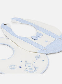Set 2 babetes Azul céu v (Azul)  para Bebé Menino - Mayoral