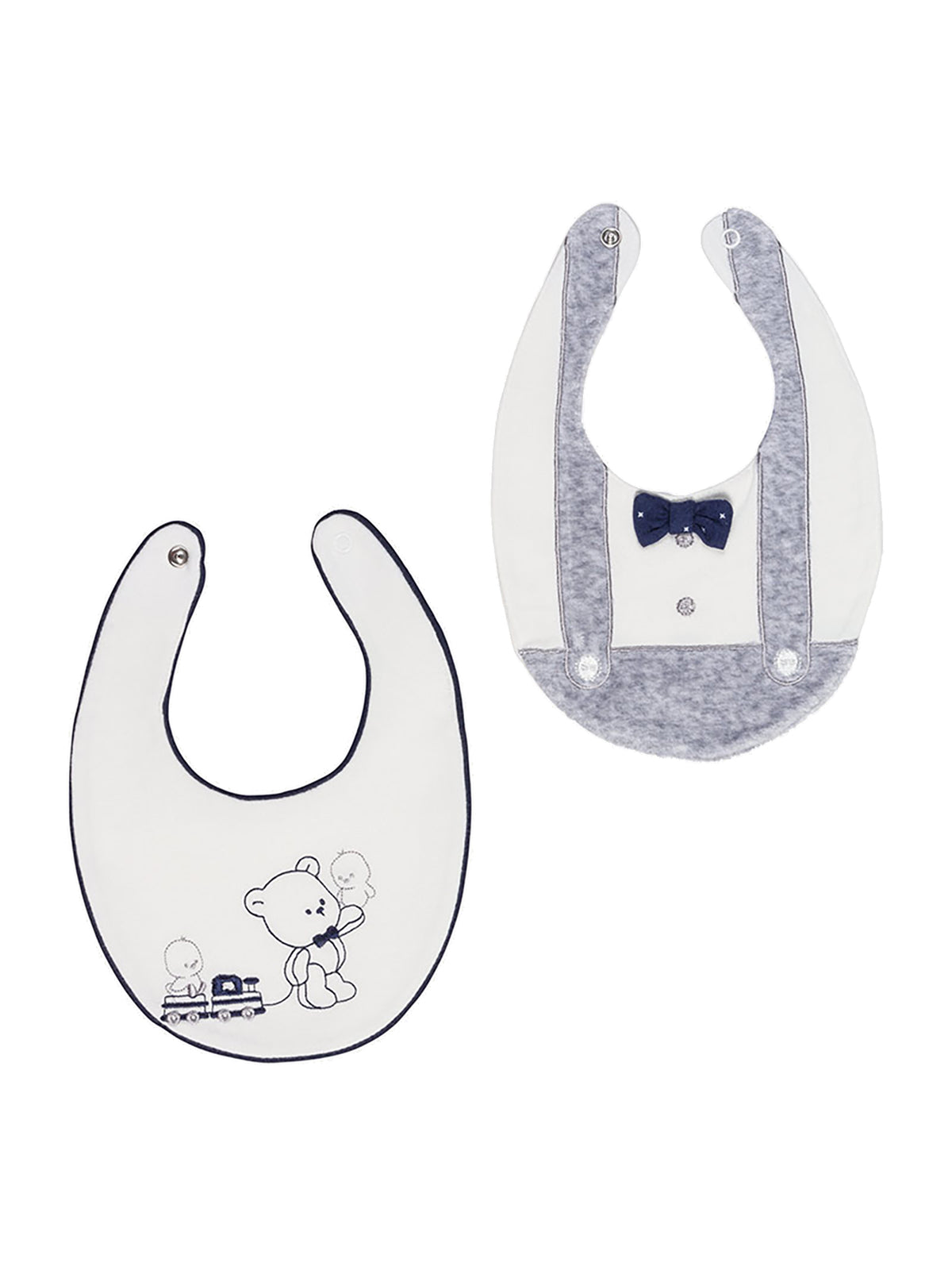 Set 2 babetes Lua vigoré (Cinza Claro)  para Bebé Menino - Mayoral