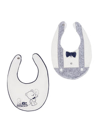 Set 2 babetes Lua vigoré (Cinza Claro)  para Bebé Menino - Mayoral