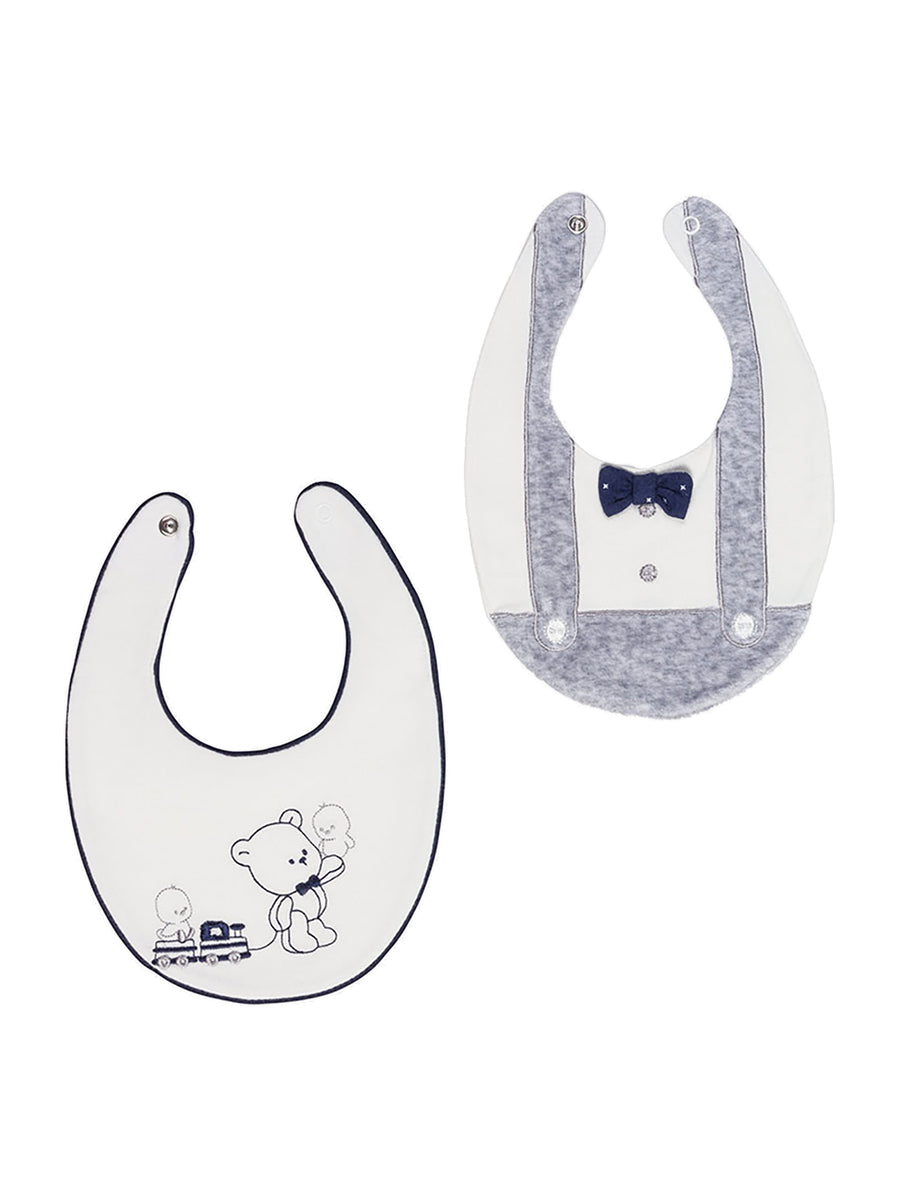 Set 2 babetes Lua vigoré (Cinza Claro)  para Bebé Menino - Mayoral