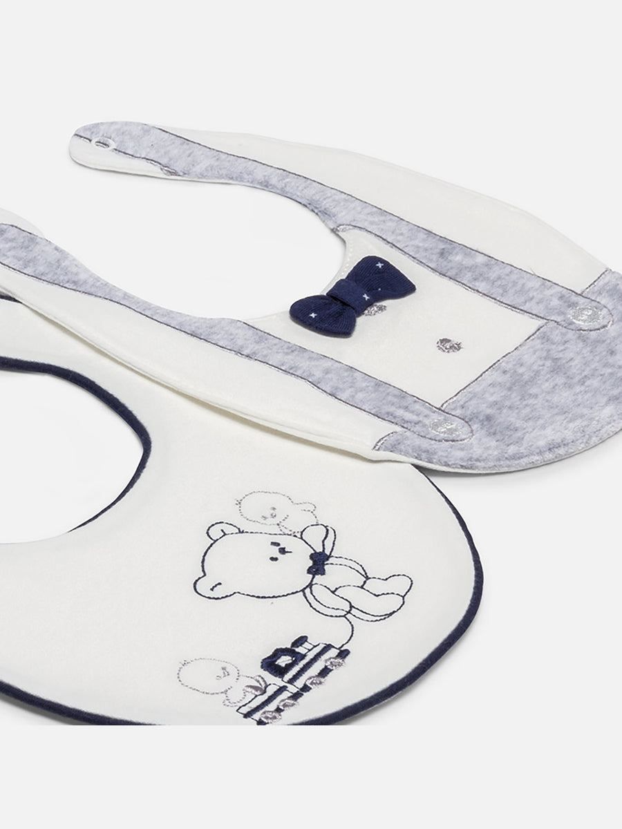 Set 2 babetes Lua vigoré (Cinza Claro)  para Bebé Menino - Mayoral